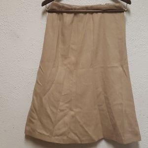 Talbots Petites Vintage Camel Hair Skirt